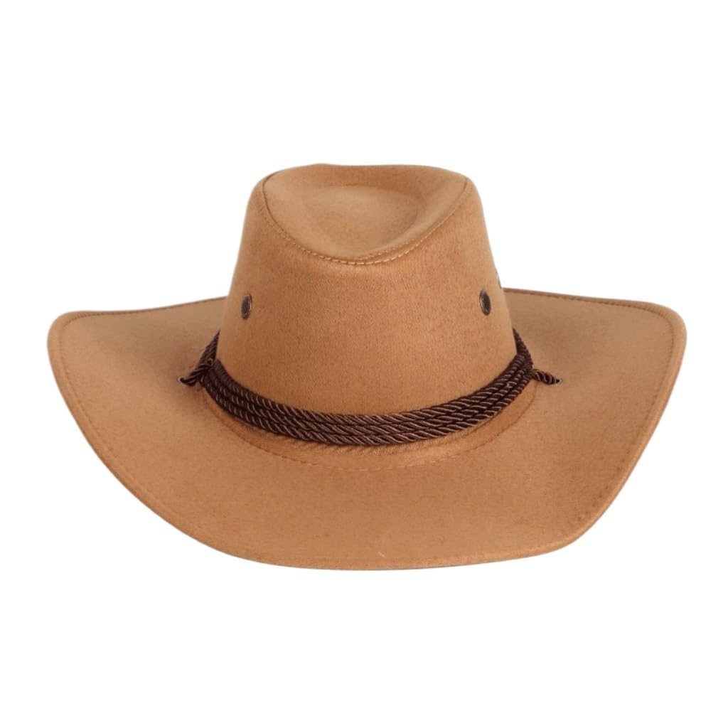 Chapeau de cowboy anti soleil confortable pour randonnée et voyage de loisir