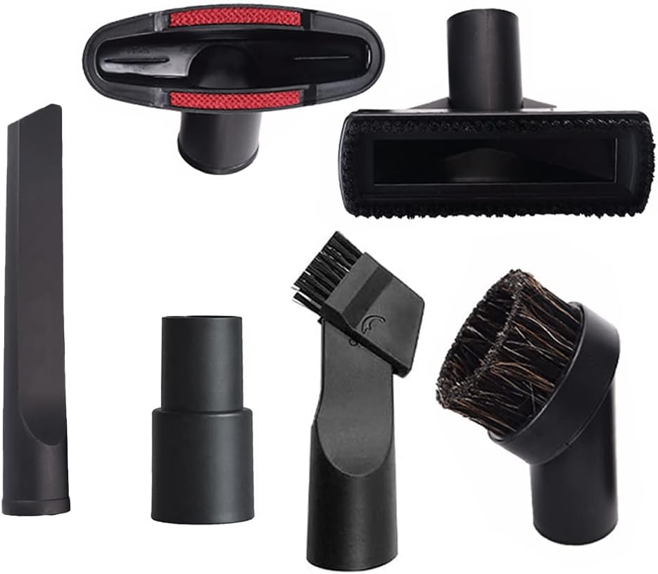 6 Pcs Universal Vacuum Attachments Accessories Cleaner Kit, 32 mm Horse