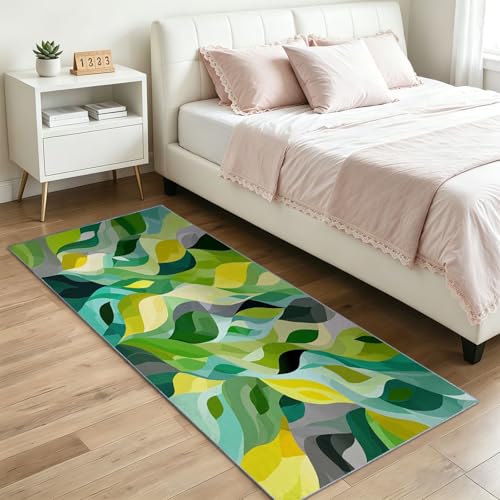 Tapis lavable en machine 80x200 cm doux et antidérapant