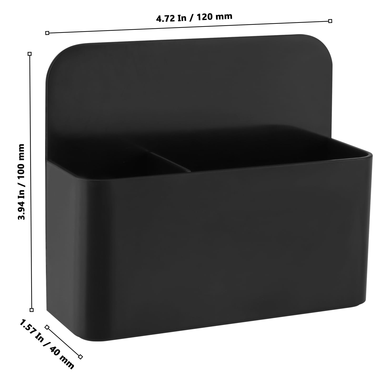 MUKLEI 4 PCS Magnetic Whiteboard Eraser Holder, Magnetic Whiteboard Holder with Removal Divider - Image 2