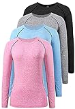 Star Vibe Dry Fit Long Sleeve Tshirt for Women Moisture Wicking Long Sleeve Tee Outdoor Compression...