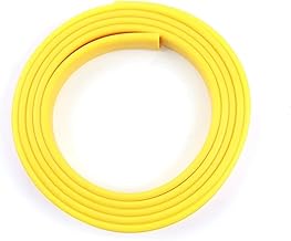 GZKDKZB Cinta de Sellado en Forma de U para Bordes, autoadhesiva, de 9 a 40 mm, para Muebles, gabinetes, escritorios, Protectores de Bordes (Color: Amarillo, tamaño: 5 m, 12 mm)