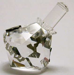 Dreidel Handcrafted by The Arisans at Bjcrystalgifts Using Crystal