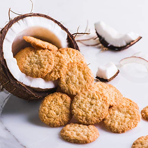 Thinsters Cookie Thins Toasted Coconut, Non GMO, 4 Ounce, Pack of 12