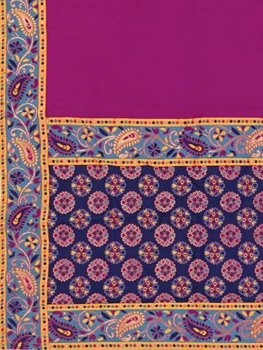Image of PURVAJA Women's Jacquard Semi-Stitched Lehenga choli