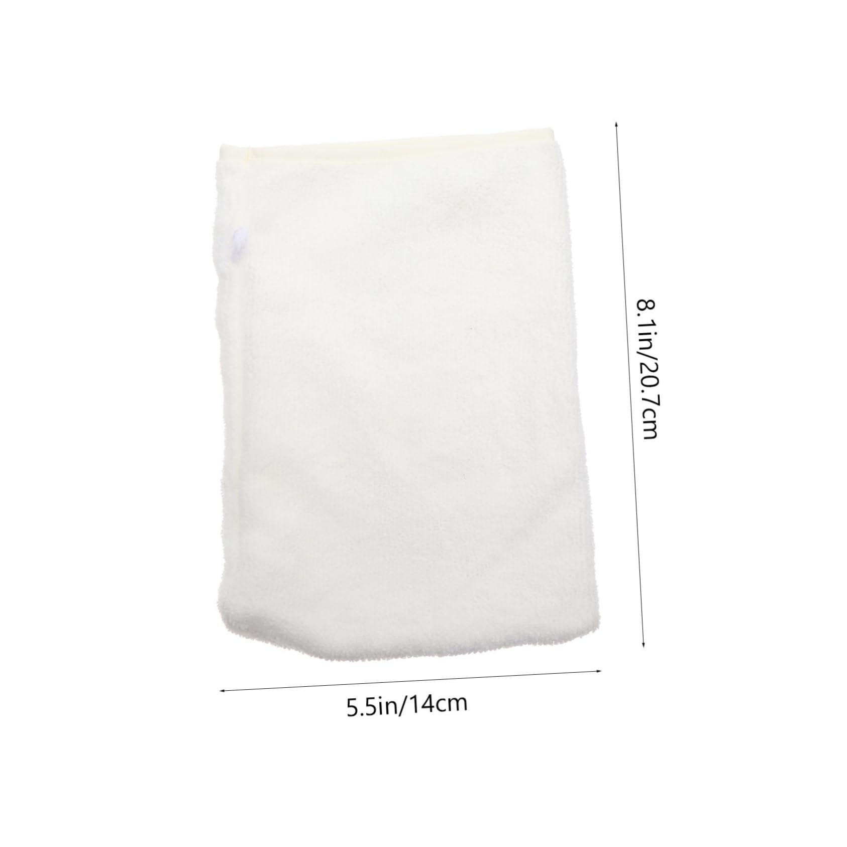 VICASKY 8pcs Facial Makeup Gentle Washable Simple Face Skin Exfoliating Foaming Cleaning Gloves Beauty Supply Washing Gloves Powder Fiber