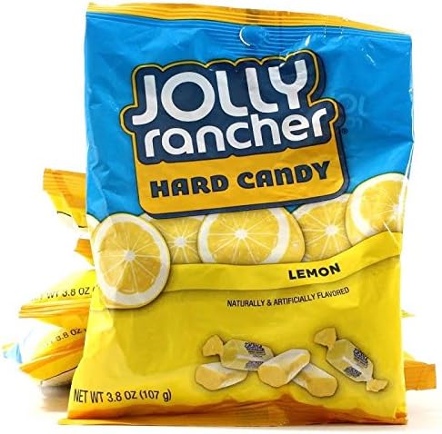 Jolly Rancher Hard Candy Lemon Snack Bag 3.8oz