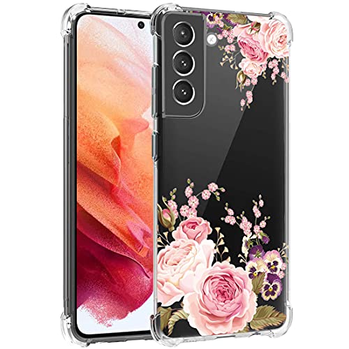 Coque Galaxy S21 FE silicone rose transparent antichoc - 4