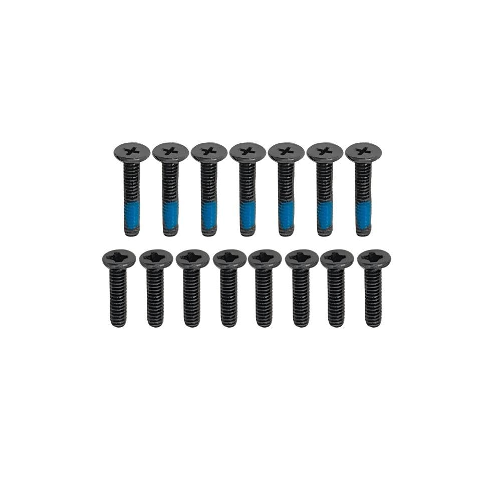 HSSDTECH Lower Bottom Base Cover Case Screws Replacement for ASUS ROG Zephyrus M15 GU502 GU502LW GU502LU GU502LV GU502LWS GU502GU GU502GV GU502DU Bottom Case Screws Black