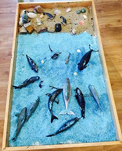 Higherbros Sharks Figures Sea Animals Whale Toys Set Ocean Animal Action Figures, Great For Kids Bath Toys, Beach Toys, Cake Topper And Party Favors, Gifts, Prizes, Rewards (12 Pcs) #TOP5