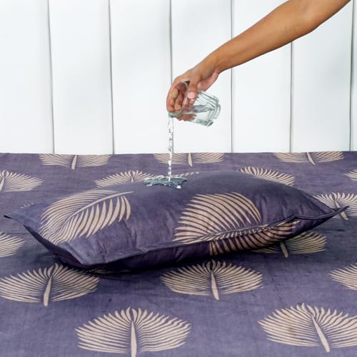 Image of RD TREND Super Soft Printed Microfiber Waterproof Pillow Covers, 18x28 Inch, Set of 2 (2, Grey Tree)