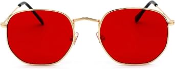 Retro Polygon Sunglasses for Men and Women