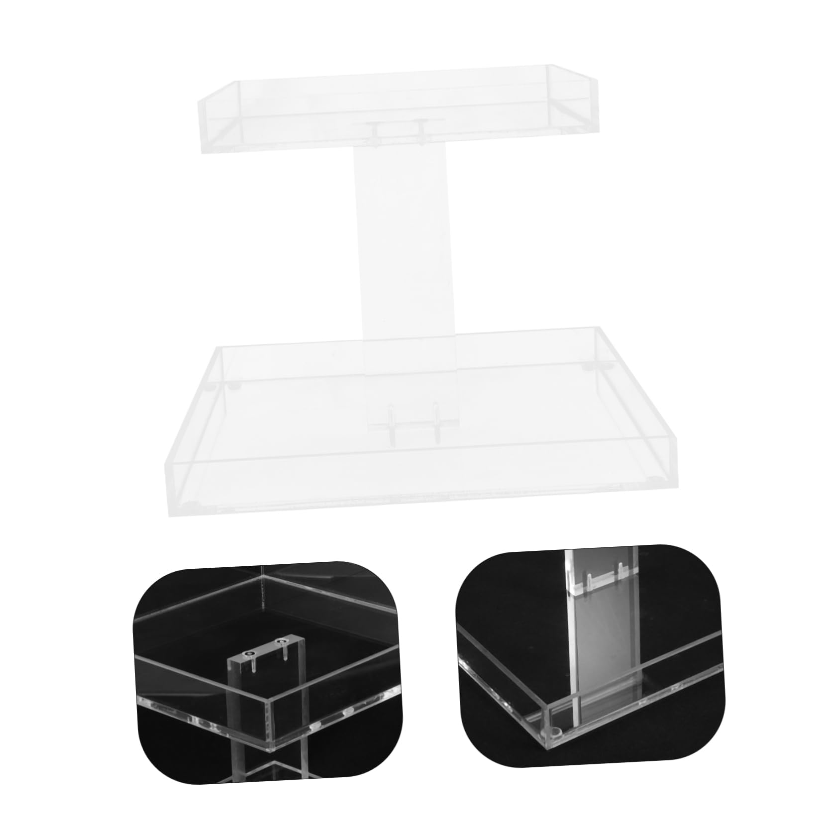 Organizador de Perfumes de Encimera de Acrílico de 2 Niveles