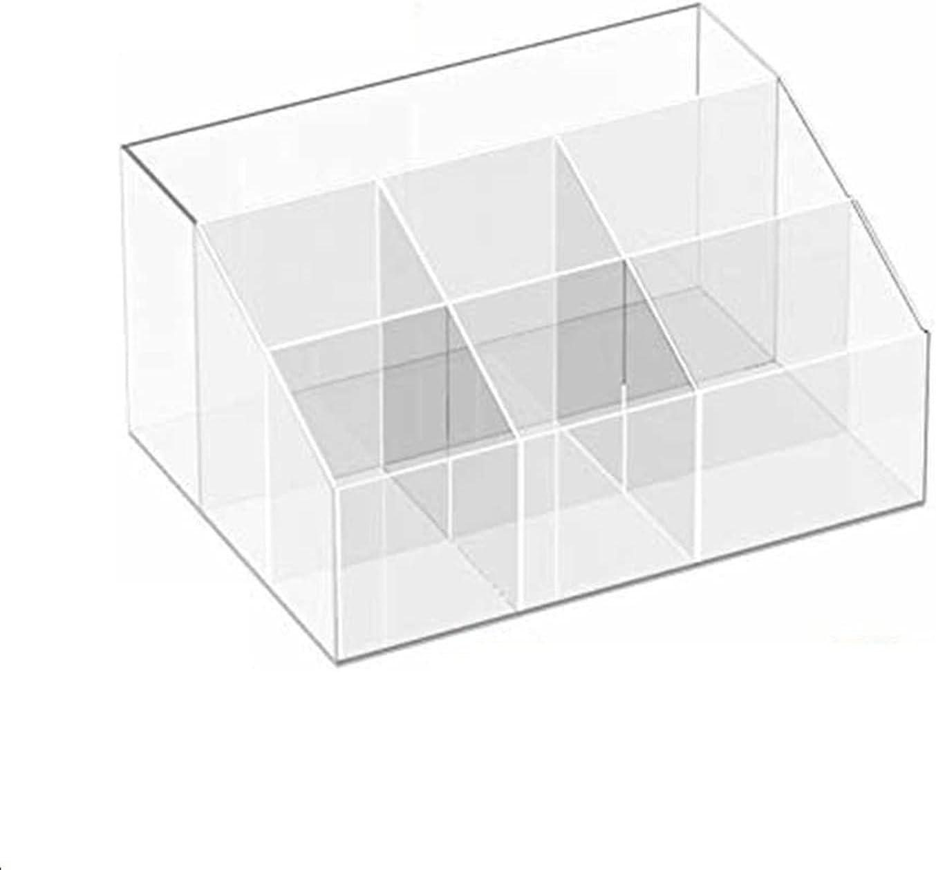 JAWOLF Acrylic Pen Holder, Clear Desk Arrangement, Desktop