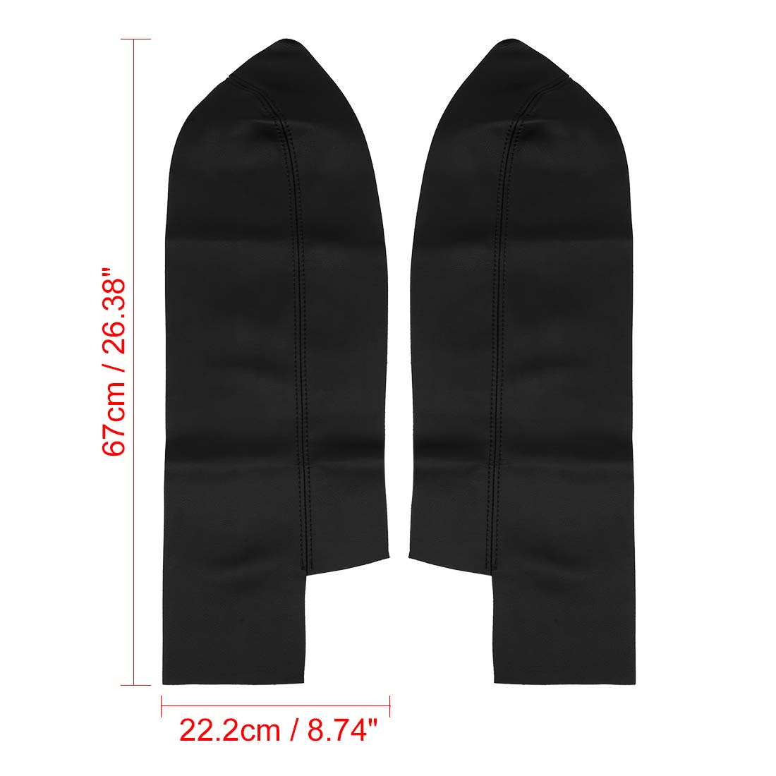 Housses Accoudoir Honda CR-V Housses D'accoudoir En Simili Cuir Noir Pour Honda CR-V 2007-2011 - Lot De 2 Pour Portes Avant Prada Homme