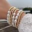 6 pcs with pearl