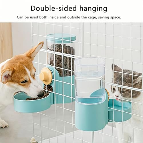 Xanquor Hanging Pet Feeder Waterer - Rabbit Cage Gravity Bowl 2-in-1 by Xanquor - Used condition - Image 3