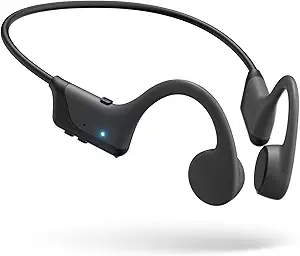 Bone Conduction Headphones, 2025 Upgrade Open-Ear Wireless Bluetooth Workout Headphones with Microphones, 8Hr Playtime, Waterproof Earphones for Sports, Running, Gym, Hiking, Cycling asin的图片