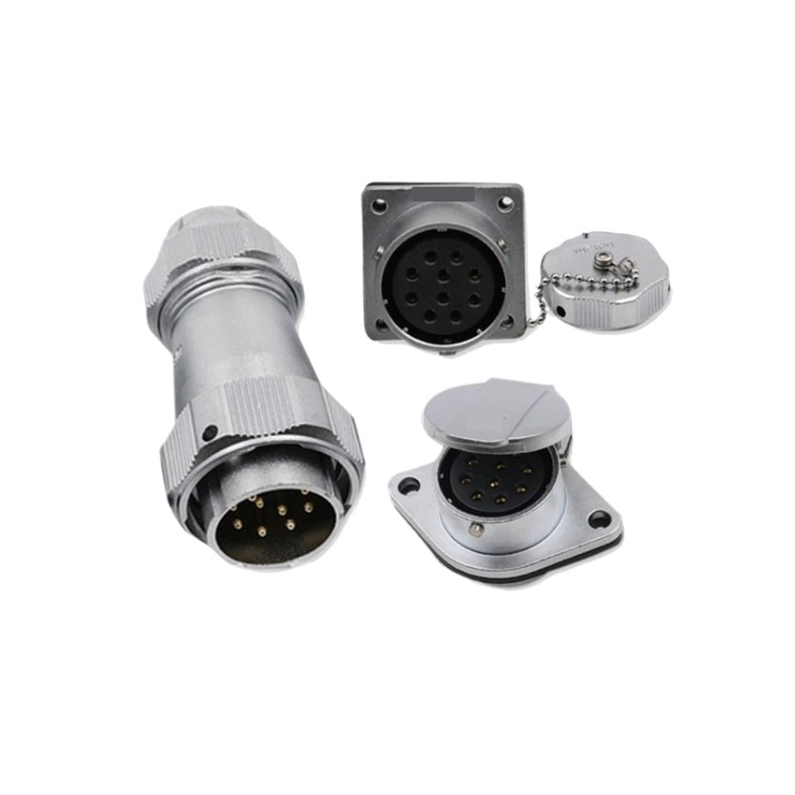 Conector industrial WY32 ZG con base cuadrada de alta resistencia a la corrosión 2