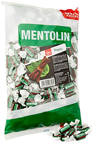 Mentolín Regaliz Caramelo Balsámico sin Azúcar - 1000 gr