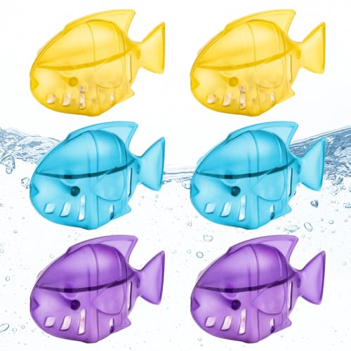 Leemone Humidifier Cleaning Fish for Humidifiers & Fish Tanks, 6 Pack Humidifier Cleaner, Purifies Water, Prevents Hard Water Build Up, Reduces Scale