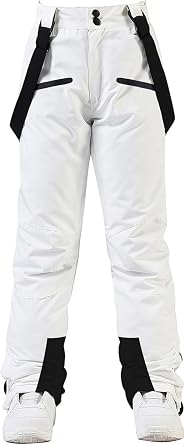 Womens Ski Pants Insulated Snow Pants Waterproof Winter Outdoor Hiking Pants Adjustable Waist Snowboard Pant