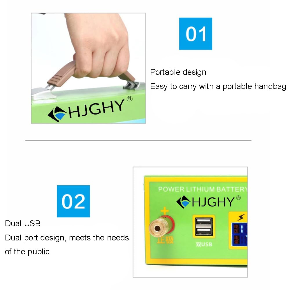 Przenośny zasilacz zewnętrzny 12 V z baterią litową 12V 20Ah 30Ah 40Ah 50Ah 60Ah 80Ah 105Ah, przenośna stacja zasilająca do inwertera i systemu audio.