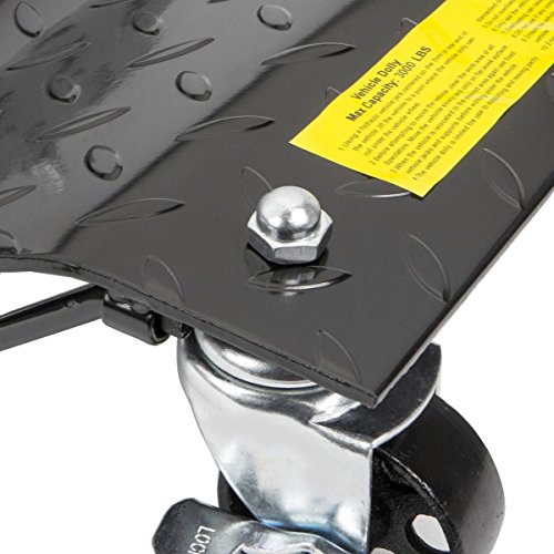 Xtremepowerus KIT435 4-Tires Premium Skates Wheel Car Dolly Repair Slide Vehicle Car Moving Dolly (Pack Of 4) Rated At 6000Lbs. thumb #2