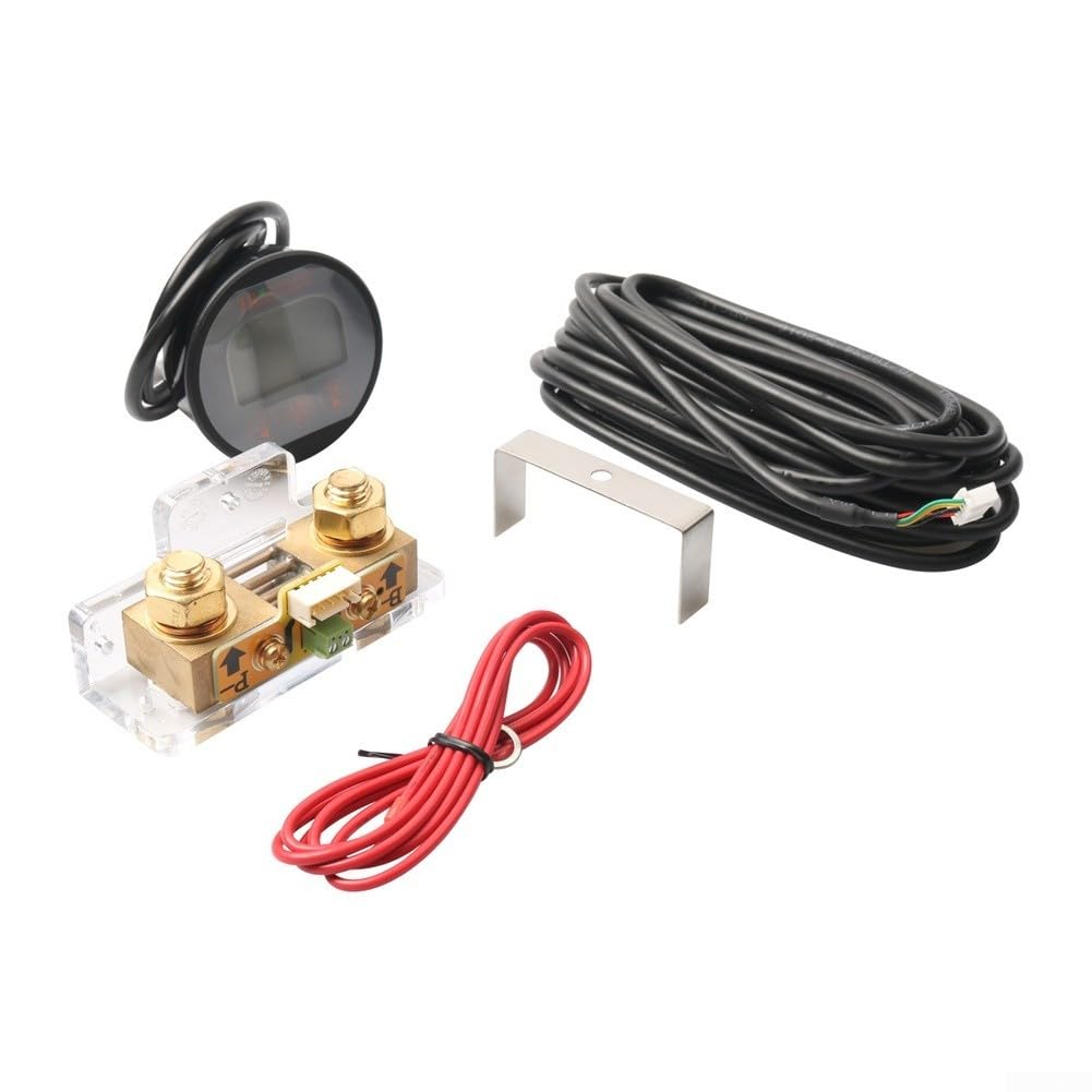 Medidor Coulomb 8-120V LED para verde para Batería RV Medidor