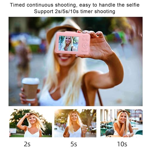 Câmera Digital 4K 48MP Imagens Ultra Nítidas Câmera de Vídeo Portátil Com Zoom Digital 16X para Vlog