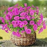 TINA Kunstblumen wie Echt, 9 Bündel Künstliche Blumen Balkonpflanzen Outdoor Wetterfest, Fake Blumenstrauß UV-beständig Frühlingsdeko Gefälschte Blumen Deko Frühling für Innen Draußen Balkon