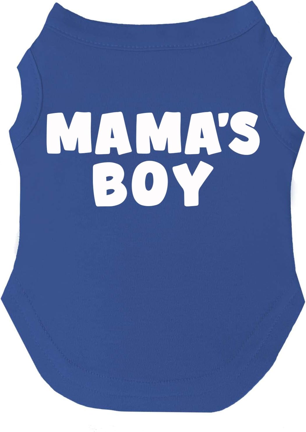 Mama's Boy Mother's Day, Valentine's Day Dog Tee Shirt | Sleeveless | Sizes for Puppies, Toys and Large Breeds (Red, X-Large 944)