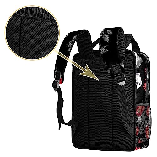 Cartable coeur multicolore pour filles et garçons | Sac à dos école réglable - 4