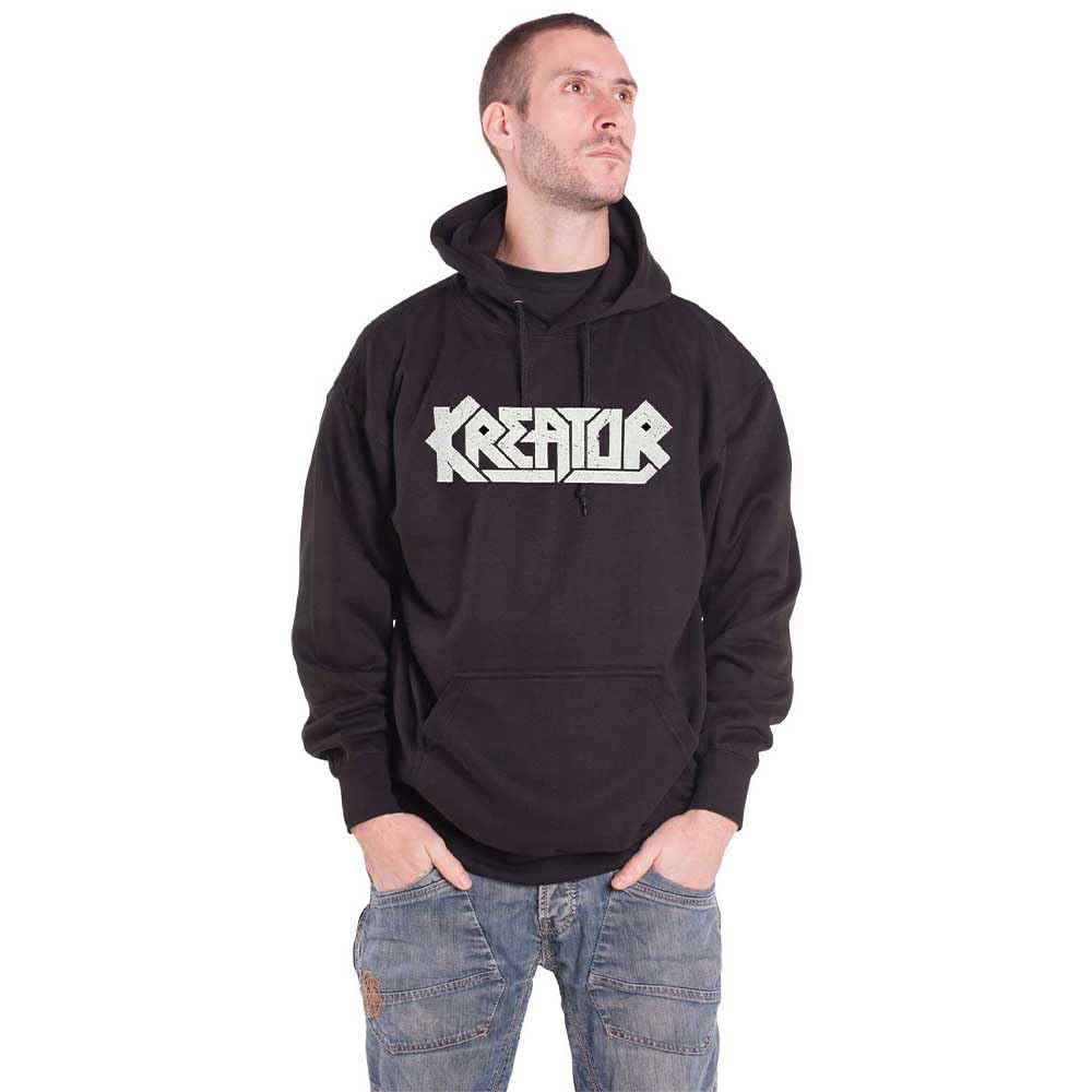 Rock Off officially licensed products Kreator Satan Is Real Pullover Hoodie L Black