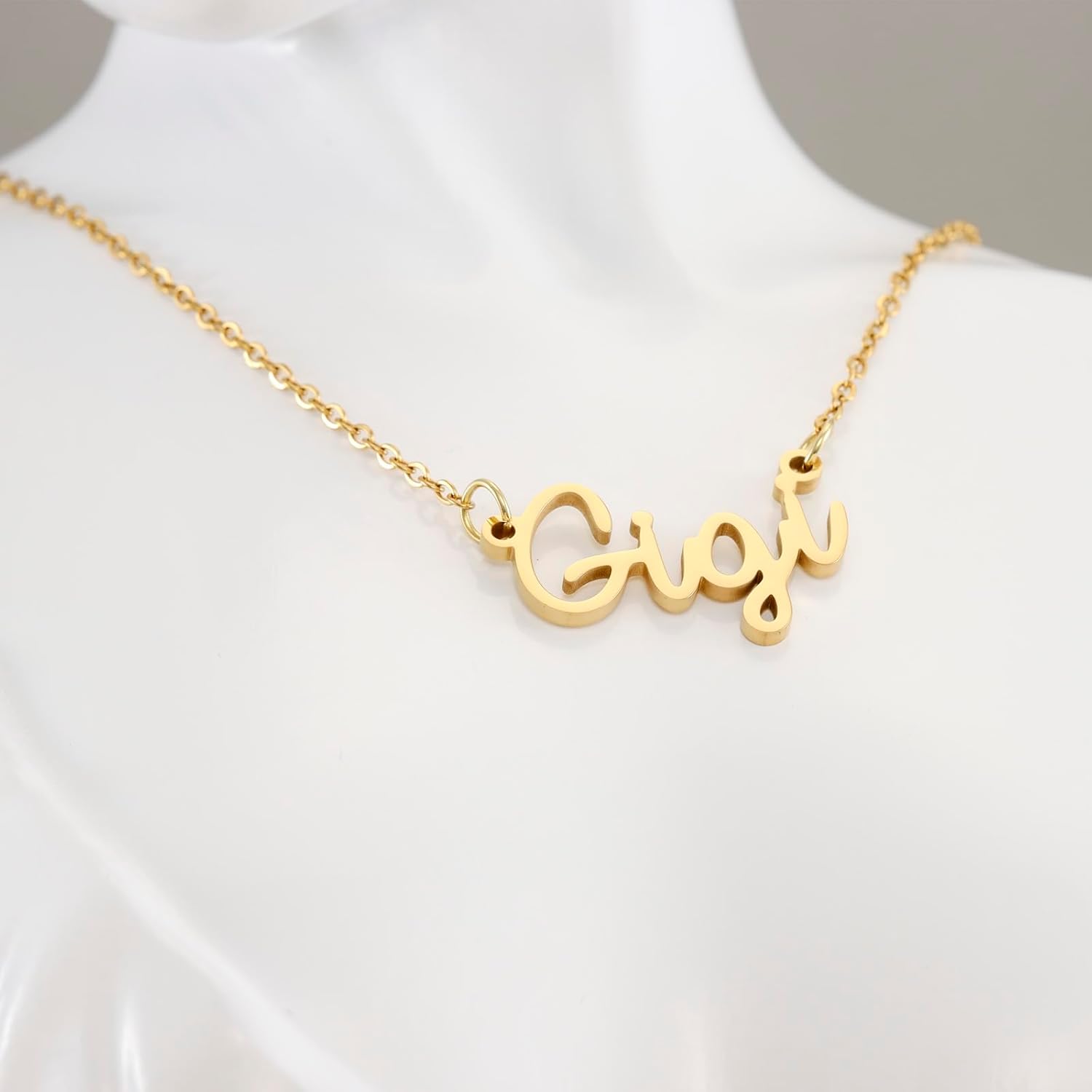 Kivosliviz Gigi Gifts for Grandma Jewelry from Grandson Women Mothers Day Ideas Gold Necklace for Gigi - Image 6