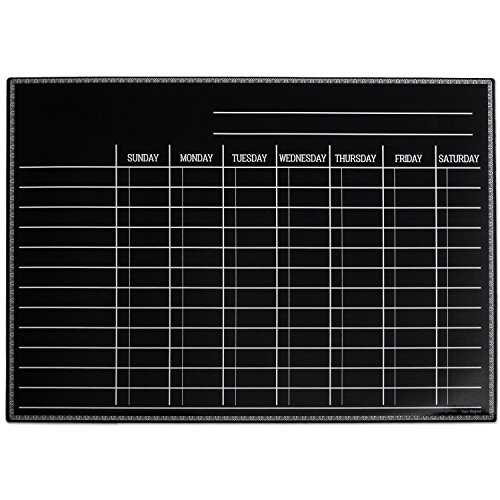 Magnetic Chore Chart for Kids - 4 Chalk Markers - Children’s Dry Erase Chalkboard Calendar for Multiple Household Chores & Responsibilities - Easy-to-Clean Reusable Family Refrigerator Weekly Planner - Thumbnail 7