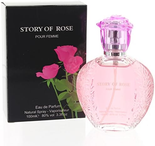 STORY OF ROSE POUR FEMME WOMEN - EAU DE PERFUME NATURAL SPRAY 100ml
