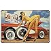 Watch Your Curves Eat More Beef Metal Tin Sign, Tin Poster,Retro Vintage Tin Sign 12 X 8 Inches (812, TPH-CAR-01)