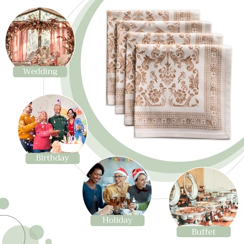 Servilletas de algodón Maison d'Hermine perfectas para cenas navideñas y bodas elegantes 6