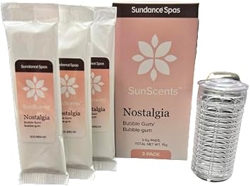 Sundance Spas SunScentsTM - الحنين إلى الماضي، وسادات العلكة 3-5 جرام، شفافة