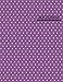 Produktbild Polka Dot Notebook: Purple and White Dots (8.5 x 11 Inches) 110 Pages