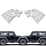 House of Stark Game of Throne Decal Sticker for Car Window, Laptop and More. # 1033 (4' x 5.7',...