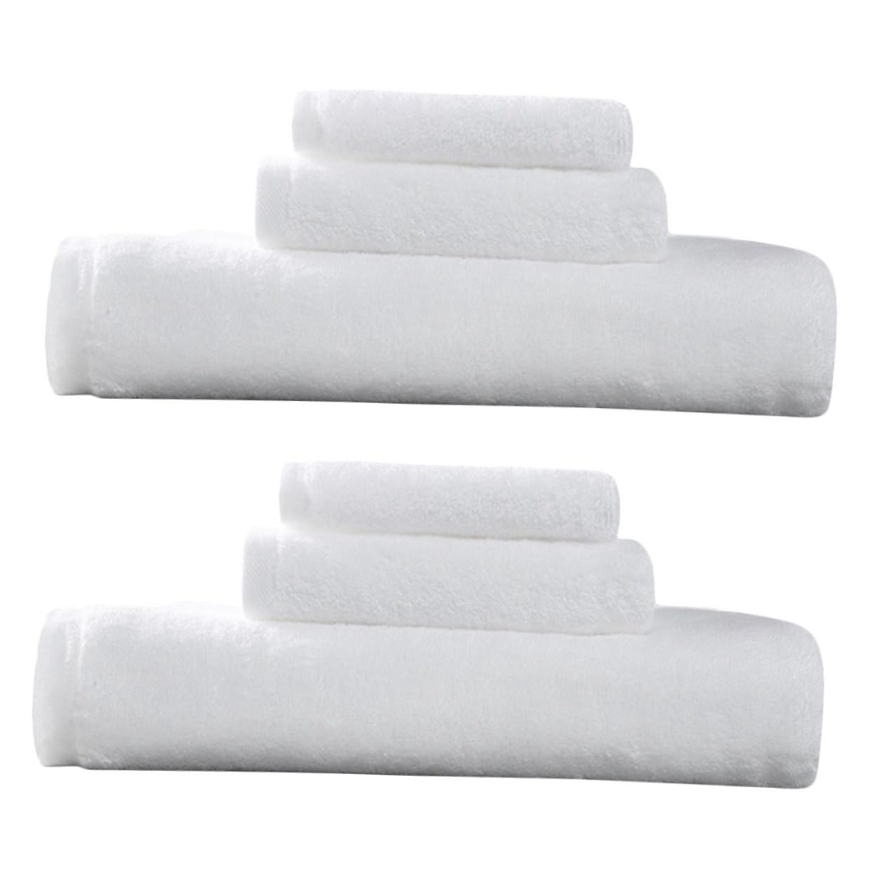 Serviette de bain en coton anti-rêche pour peaux sensibles et salle de bain
