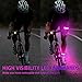 Todoxi 2 Pack LED Armband Rechargeable, Running Lights for Runners, Running Lights, Reflective Running Gear Light Up Armband High Visibility LED Wristband Lights for Running Walking