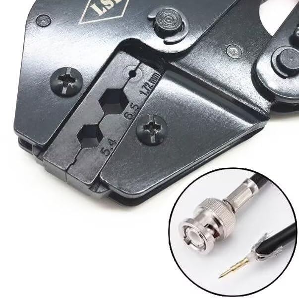 RG58 RG59 RG62 Strumento di crimpatura a fibra ottica crimpatrice per crimpare connettori di cavi coassiali AP-02H