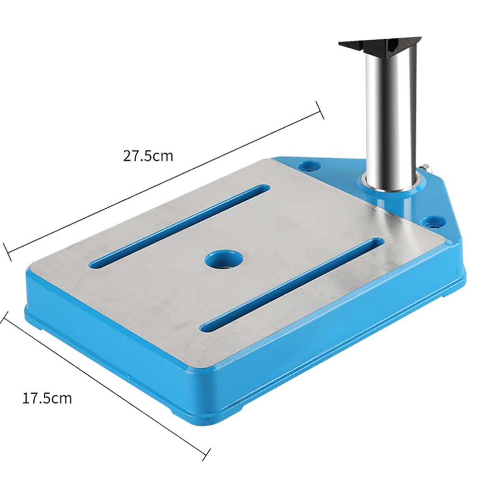Supporto per Trapano Elettrico Manuale ad Alta Precisione, Supporto per Trapano da Tavolo, Supporto per Trapano Verticale Rotazione di 90 ° Campo di Serraggio 38-50mm