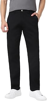 Urbano FashionMen's Slim Fit Casual Trouser