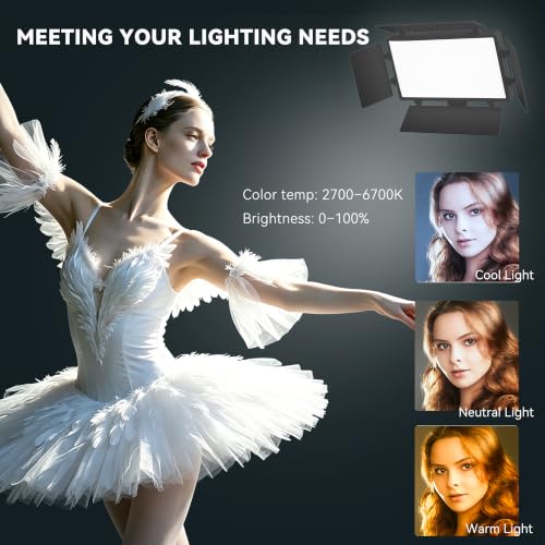 Image of 10 inch Light Kit,55W,NO Wall Mount Triangle Boom Arm (13.1 inch)