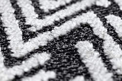 Tapis structurel Sierra crème dans une chambre ou un salon moderne rugsx - 8