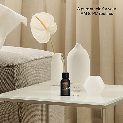 Vitruvi Eucalyptus, 100% Pure Premium Essential Oil (1.0 Fl.oz) #TOP5